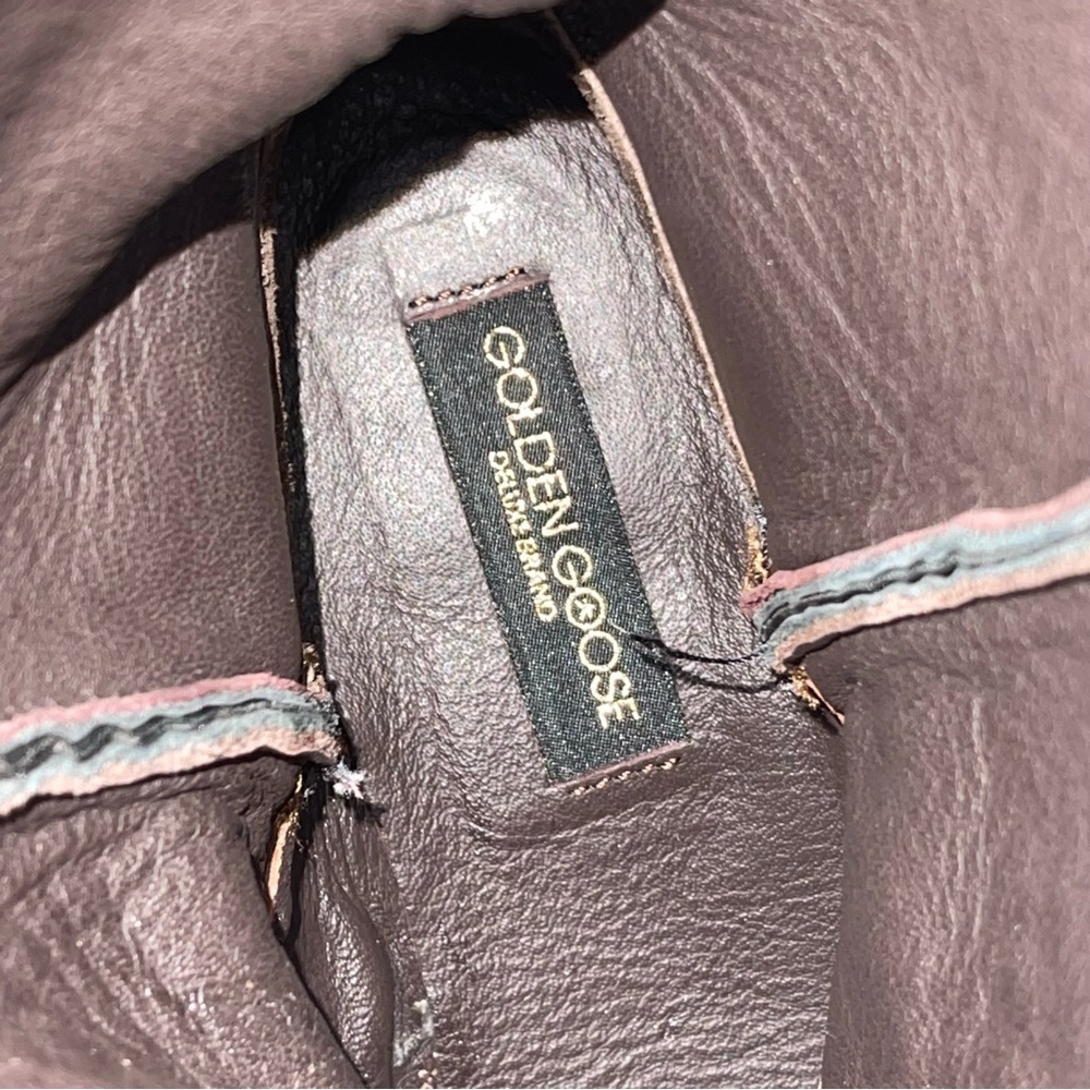 Golden Goose Deluxe Women’s 6 (36) Iron Eagle The Original Golden Moto Boots - Picture 10 of 12